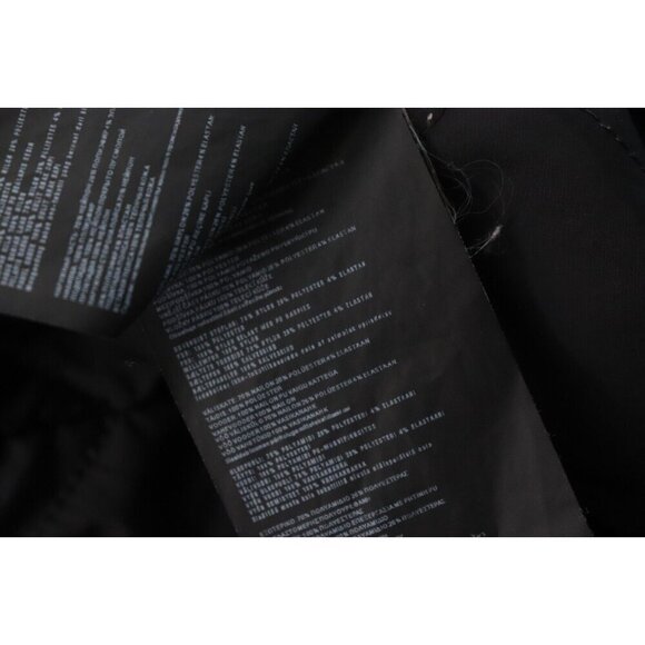 Prada Milano Women's 44 Black Double-Breasted Polyester Trench Coat Mid Length - Picture 13 of 13